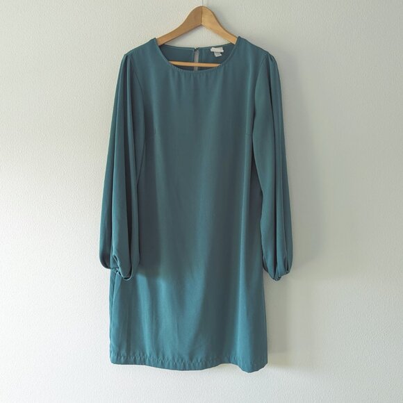 A New Day Mini Dress in Gem Green Size M - Picture 1 of 5
